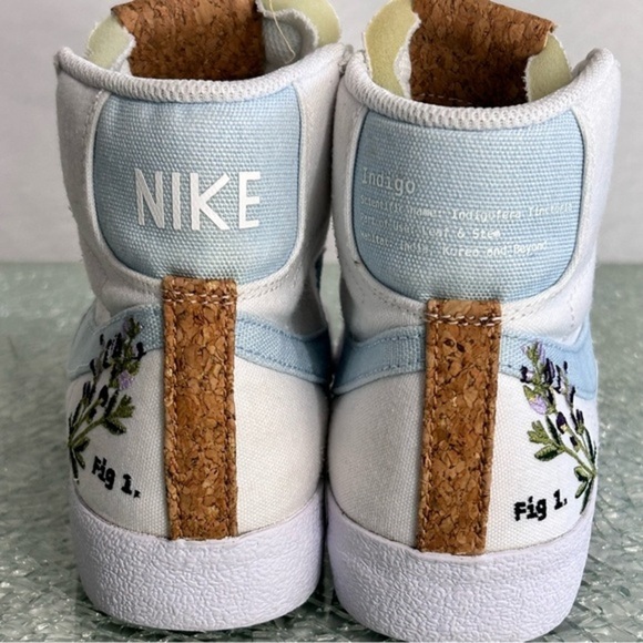 NIKE “INDIGO” Canvas High Tops Women’s Size 5.5 - Picture 2 of 12